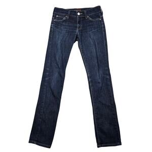 Vienus Jeans Size 27 Something Edwin Womens Straight Leg Western Scroll Pocket